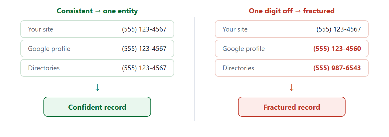Cross-source consistency